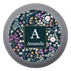 Personalized Floral Name Dento Box - Dento Box with Mirror