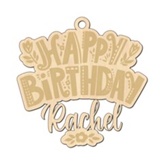 Personalized Happy Birthday Wood Ornament