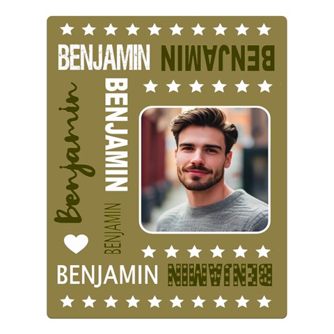 Personalized Name And Face By Wanni 80 x60  Blanket Front