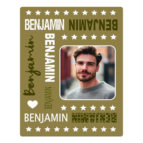 Personalized Name And Face By Wanni 80 x60  Blanket Front