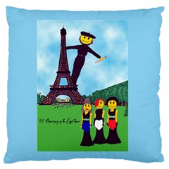 100 Paris  - Large Cushion Case (Two Sides)