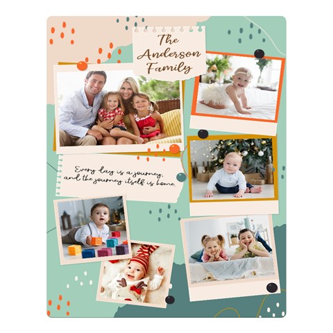 Personalized Collage Photo Name Large Blanket By Joe 80 x60  Blanket Front