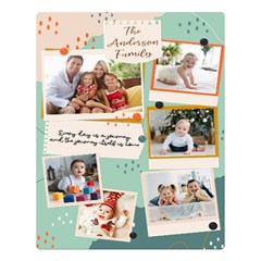 Personalized Collage Photo Name Large Blanket