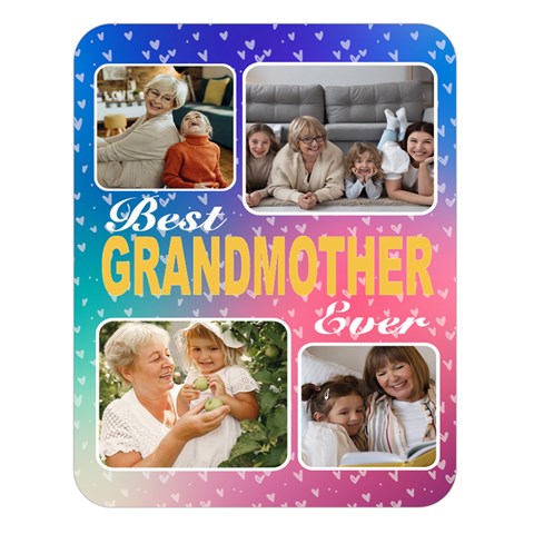 Personalized Best Ever Large Blanket By Joe 80 x60  Blanket Front
