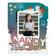Personalized Believe In Yourself Name Large Blanket
