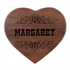 Personalized Name Heart Wood Jewelry Box