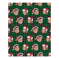 Personalized Couple Many Faces Christmas Blanket (5 styles) - Two Sides Premium Plush Fleece Blanket (Large)