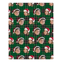 Personalized Couple Many Faces Christmas Blanket - Two Sides Premium Plush Fleece Blanket (Large)