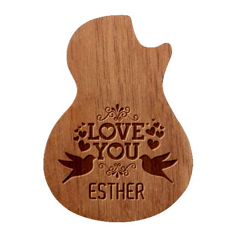 Personalized Love You Name Guitar Picks Set By Joe Front