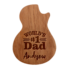 Personalized World Number 1 Dad Name Guitar Picks Set