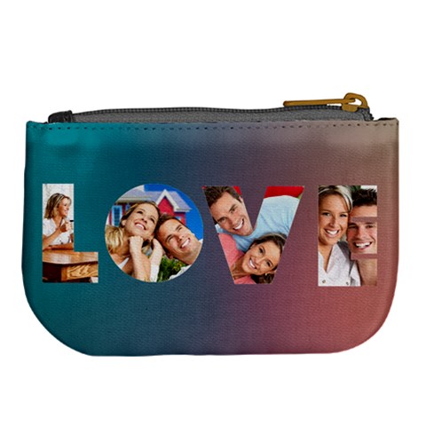 Personalized Couple Love Photo Large Coin Purse By Joe Back