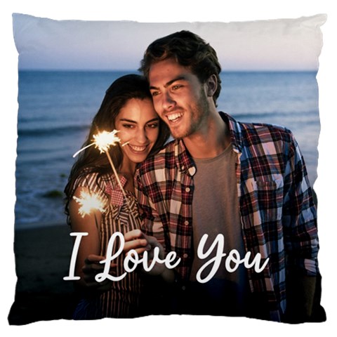 Personalized Couple Photo Cushion By Joe Front