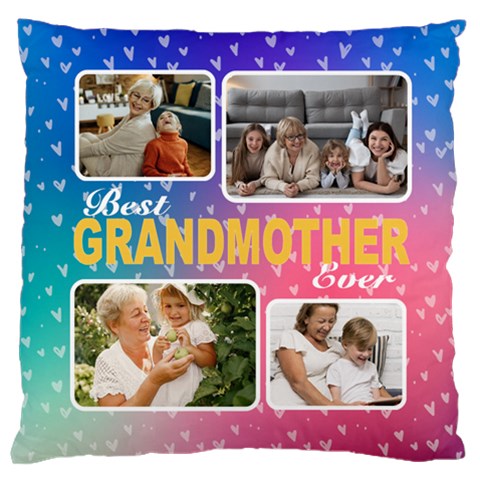 Personalized Best Mom Dad Photo Cushion By Joe Front