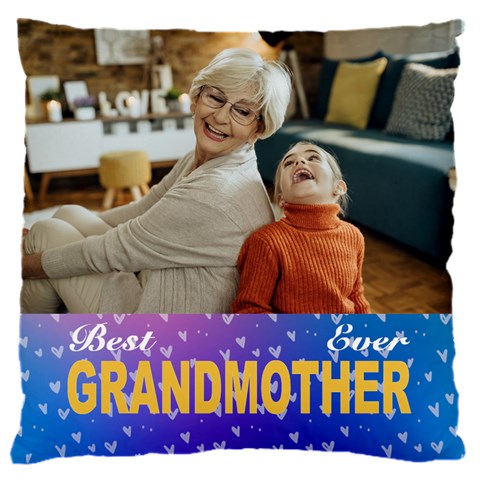 Personalized Best Ever Large Cushion By Joe Front