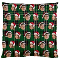 Personalized Couple Many Faces Christmas Cushion - 16  Baby Flannel Cushion Case (Two Sides)