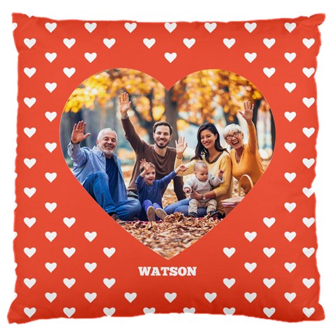 Personalized Family Name Photo Love Heart By Wanni Back