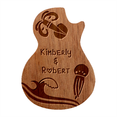 Personalized Couple Sea Guitar Picks Set
