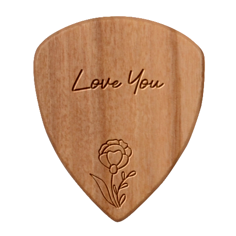 Personalized Couple Flower Guitar Picks Set By Katy Pick