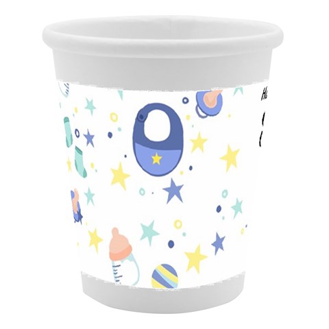 Personalized Baby Birthday Name Paper Cup By Joe Left