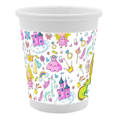 Personalized Princess Birthday Name Paper Cup By Joe Left