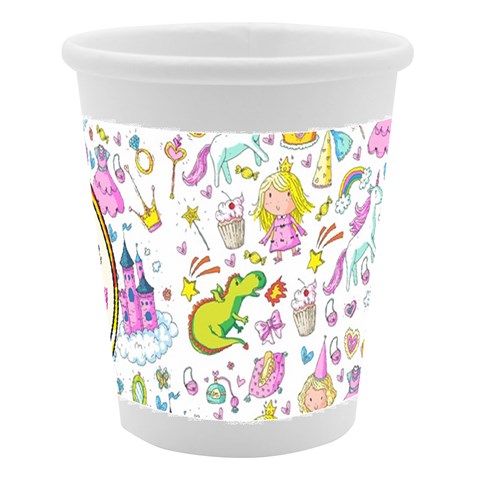 Personalized Princess Birthday Name Paper Cup By Joe Right