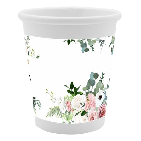 Personalized Celebration Name Date Paper Cup By Joe Right