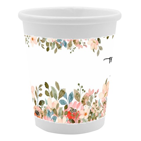 Personalized Wedding Name Date Paper Cup By Joe Left