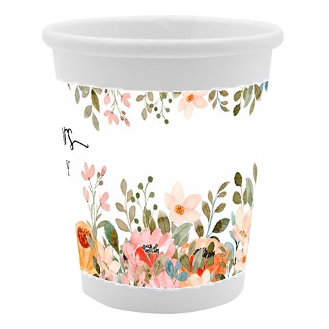 Personalized Wedding Name Date Paper Cup By Joe Right