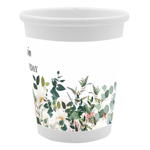 Personalized Celebration Name Date Paper Cup By Joe Right