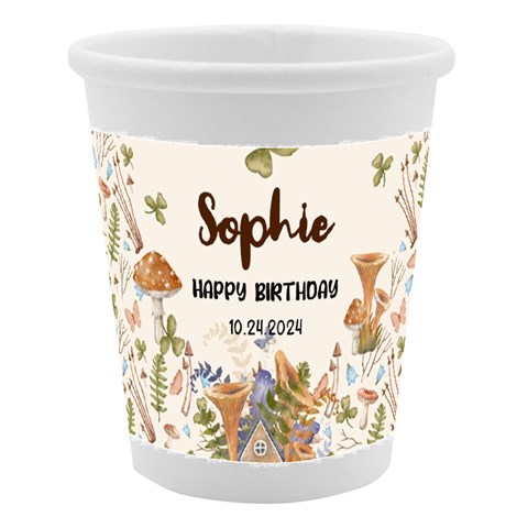 Personalized Fairytale Name Paper Cup By Joe Center