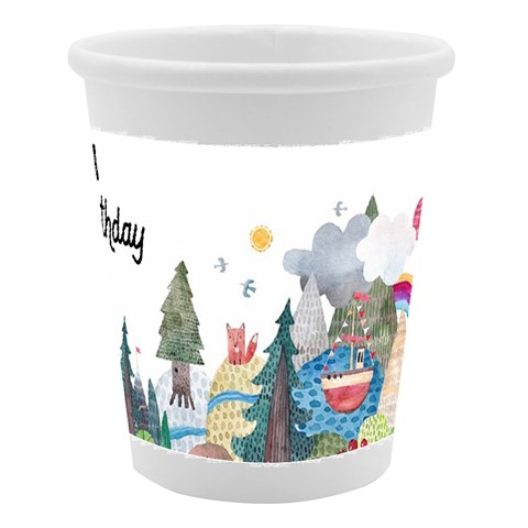 Personalized Fairy Tales Happy Birthday Name Paper Cup By Joe Right
