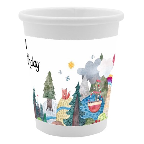Personalized Fairy Tales Happy Birthday Name Paper Cup By Joe Right