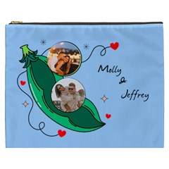 Personalized Food Illustration Photo Name Cosmetic Bag - Cosmetic Bag (XXXL) Personalized Food Illustration Photo Name Cosmetic Bag - Cosmetic Bag (XXXL)
