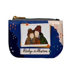 Personalized Photo Illustration Name Mini Coin Purse Personalized Photo Illustration Name Mini Coin Purse