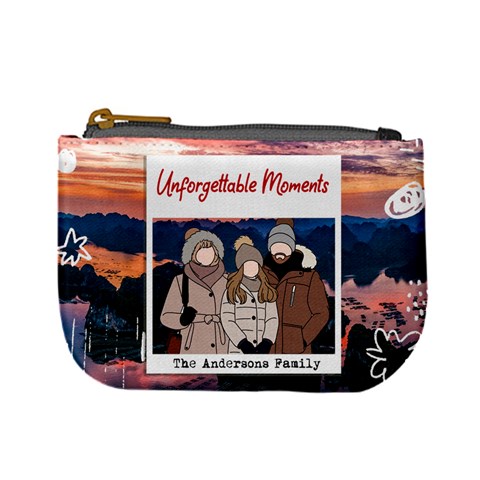 Personalized Trip Photo Illustration Name Mini Coin Purse By Joe Front