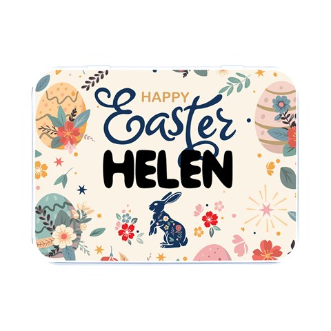 Personalized Easter Name Flip Top Metal Box By Joe Front