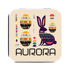 Personalized Easter Name Square Metal Box
