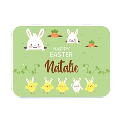 Personalized Easter Name Flip Top Metal Box - Flip Top Metal Box (Silver)  