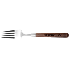Personalized Pet Foot Name Stainless Steel Fork with wooden Handle 