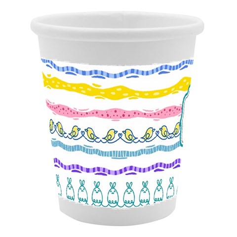 Personalized Easter Stipre Name Paper Cup By Katy Left