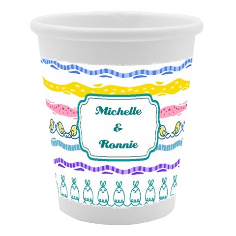 Personalized Easter Stipre Name Paper Cup By Katy Center
