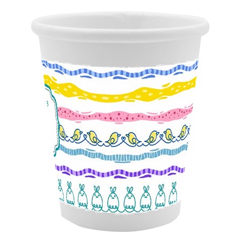 Personalized Easter Stipre Name Paper Cup By Katy Right