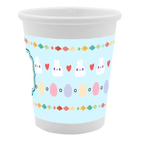 Personalized Easter Stripe Name Paper Cup By Katy Right