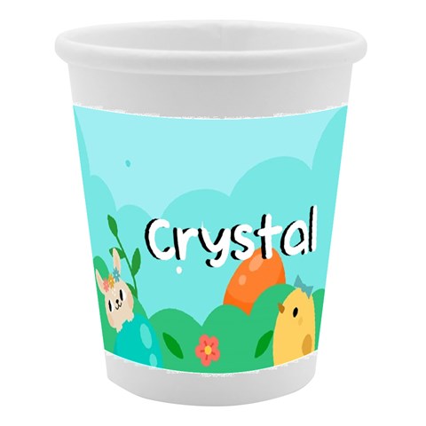 Personalized Easter Name Paper Cup By Katy Center