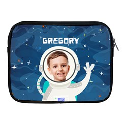 Astronaut Pattern Personalized Name and Photo IPad Case  - Apple iPad Zipper Case