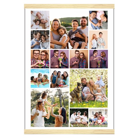 Personalized 15 Photos Hanging Canvas Print By Joe Front