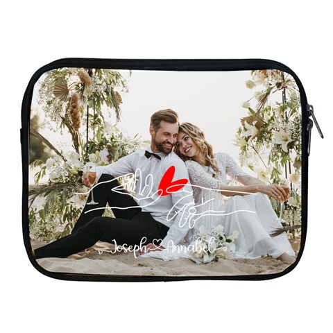 Wedding Personalized Name And Photo Ipad Case By Katy Front