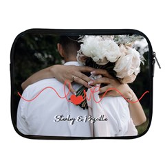 Wedding Personalized Name and Photo IPad Case - Apple iPad Zipper Case