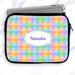 Bear CandyPersonalized Name IPad Case - Apple iPad Zipper Case