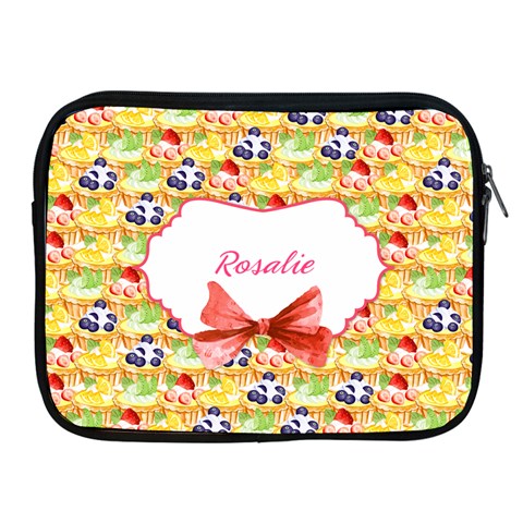 Cake Personalized Name Ipad Case By Katy Front